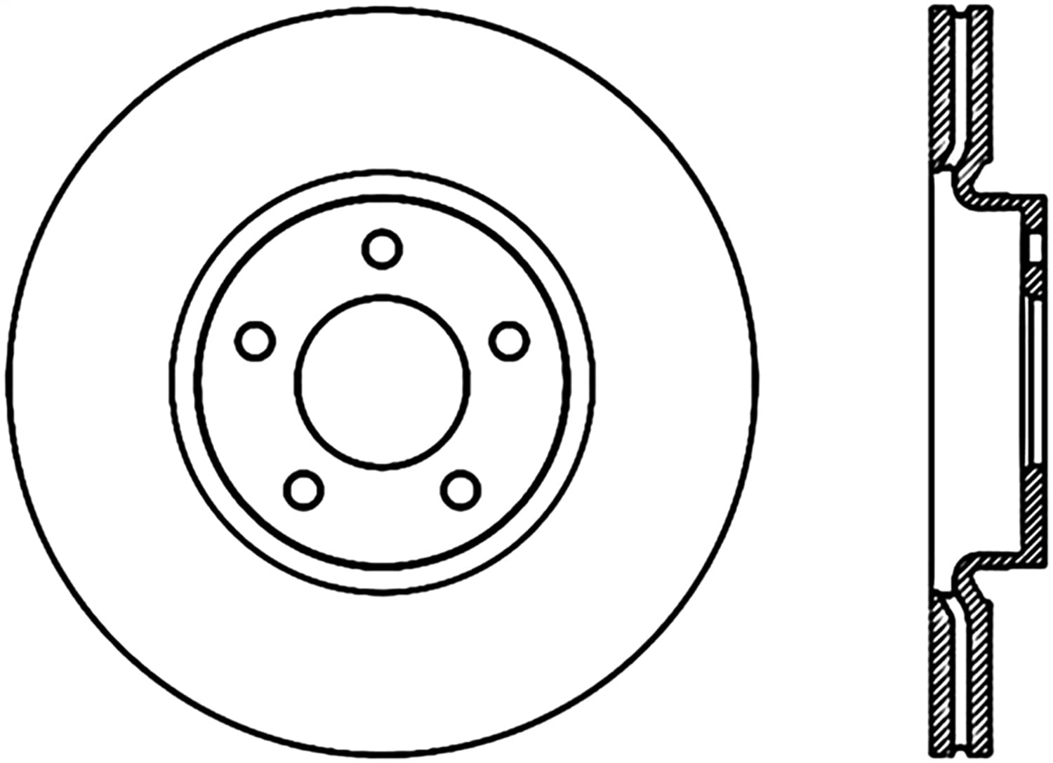 Brake Rotor StopTech 125.45078CRY