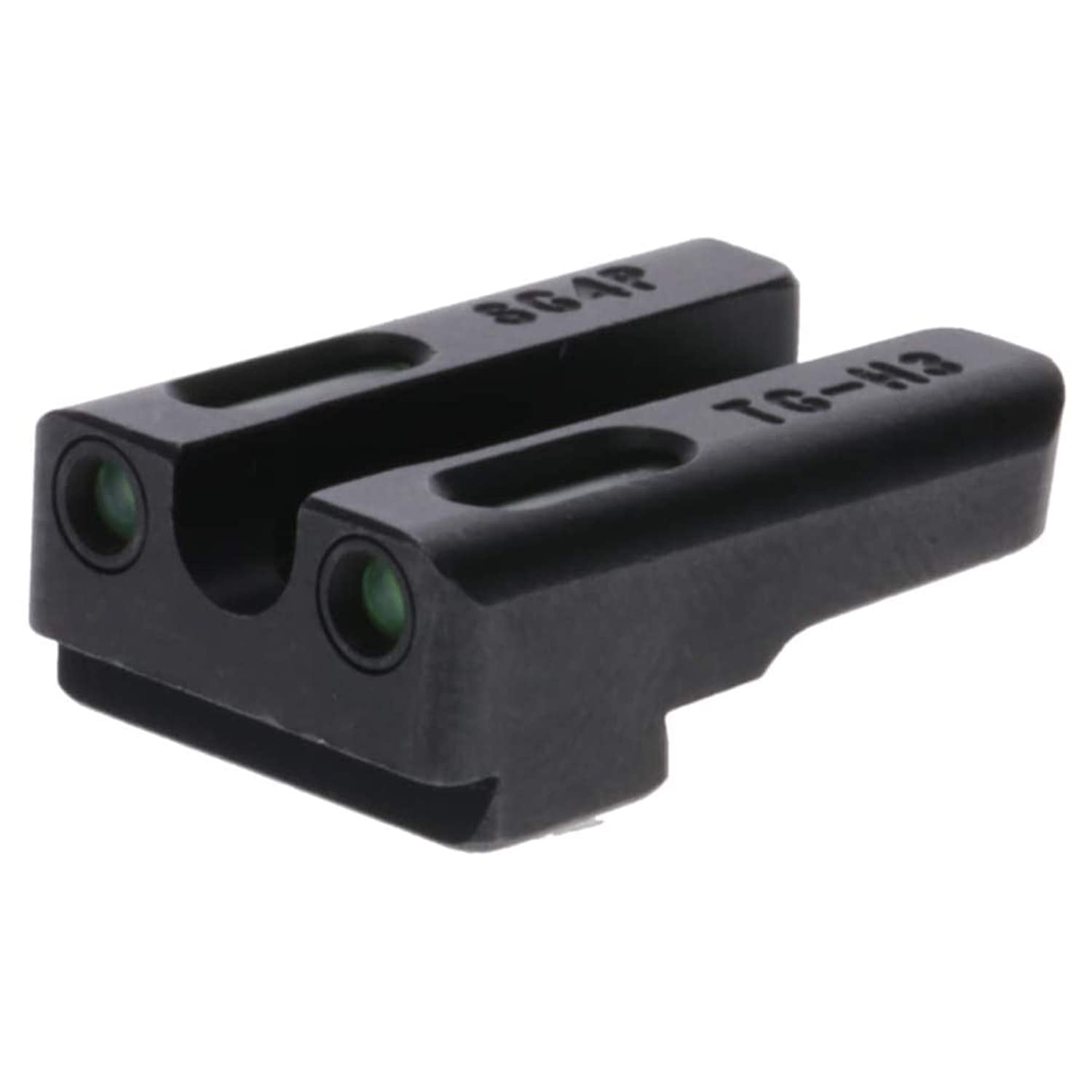 TFX Pro TruGlo Tritium & Fiber Optic Glow in The Dark Night/Day Handgun Steel Sight w/Focus Lock, for Sig P365 Models, Black