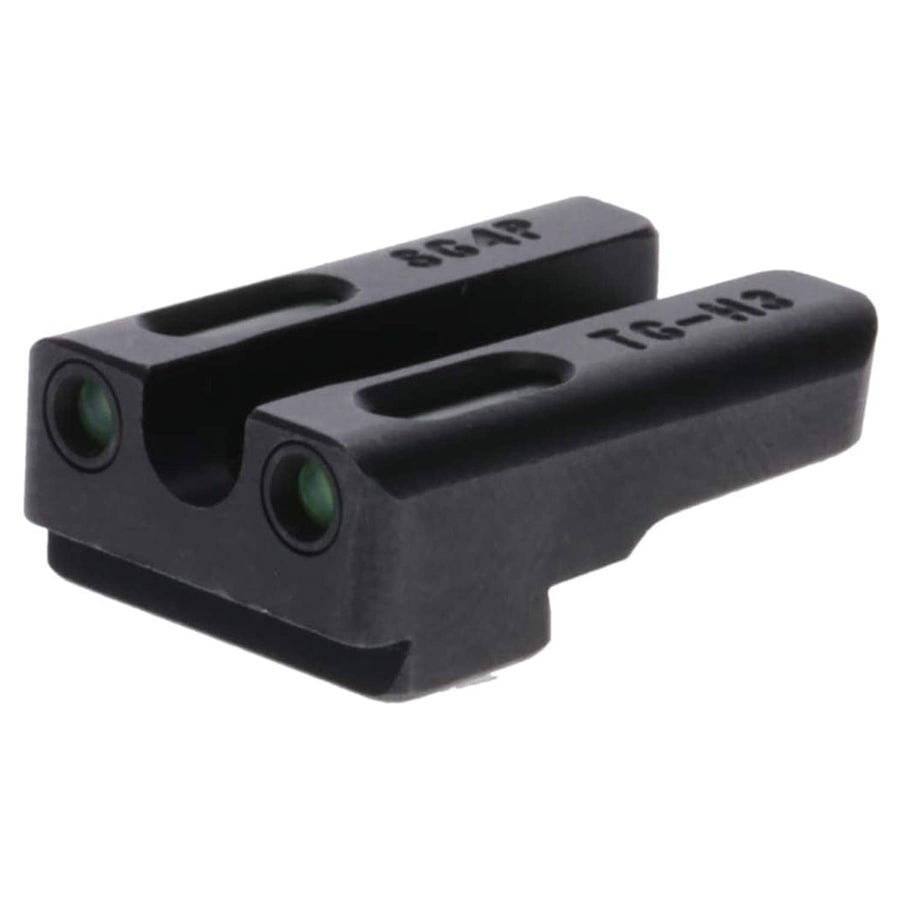 TFX Pro TruGlo Tritium & Fiber Optic Glow in The Dark Night/Day Handgun Steel Sight w/Focus Lock, for Sig P365 Models, Black