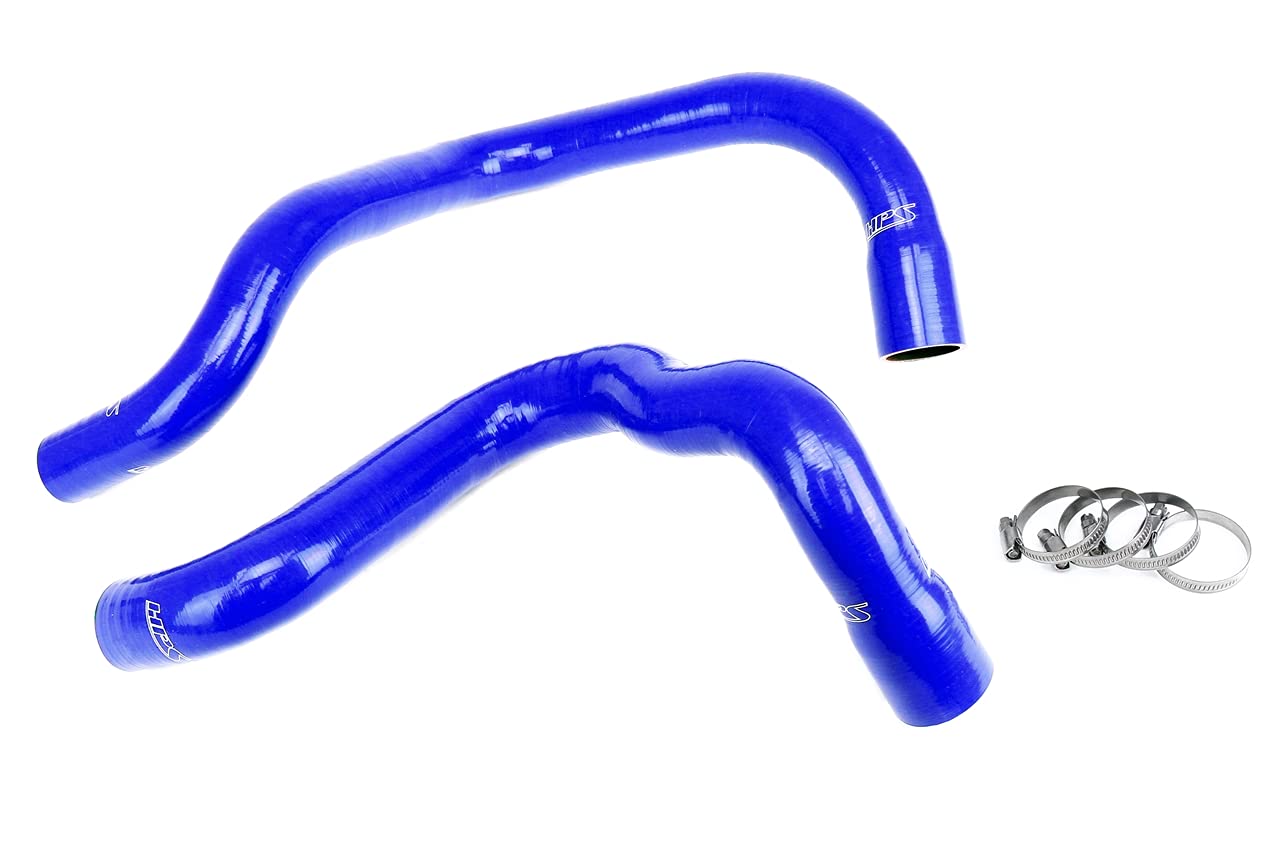 3-ply HPS Blue Reinforced Silicone Radiator Coolant Hose Kit 57-1908-BLUE