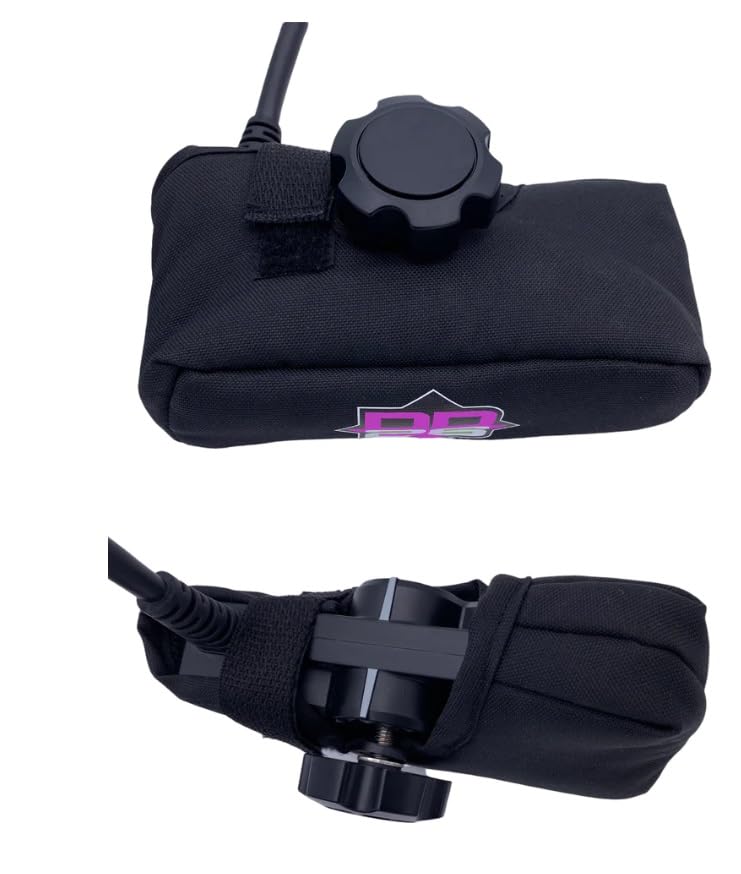 Fishing DD26 Padded Transducer Cover for The Garmin LVS34 (Purple)