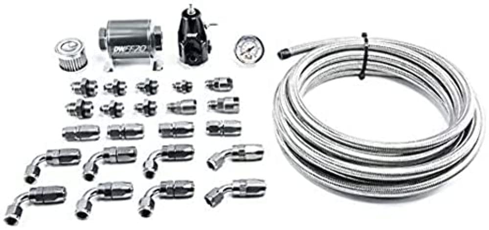 DW400 Pump Module Return Plumbing Kit SS CPE DeatschWerks for 2001-15 Honda Civic (6-607)