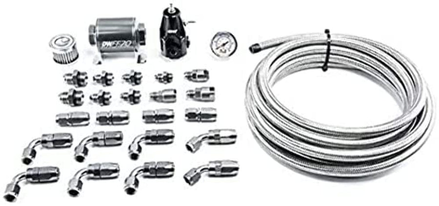DW400 Pump Module Return Plumbing Kit SS CPE DeatschWerks for 2001-15 Honda Civic (6-607)