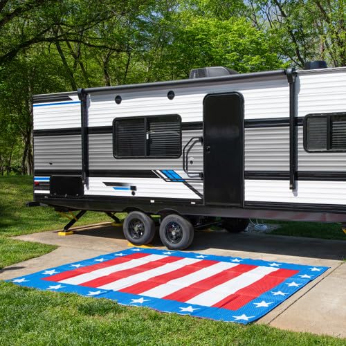 Outdoor Mat Camco - 9'x12' Patriotic
