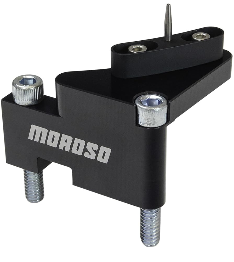 Moroso Timing Pointer 60160, Fits Big Block Chevy, CN 5.300" Bore Space Blocks