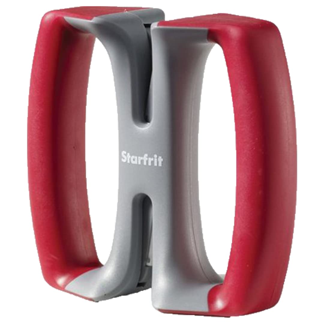 Butterfly Knife Sharpener Starfrit, Red 092046-006-ORED 5.5x4.85x1.75