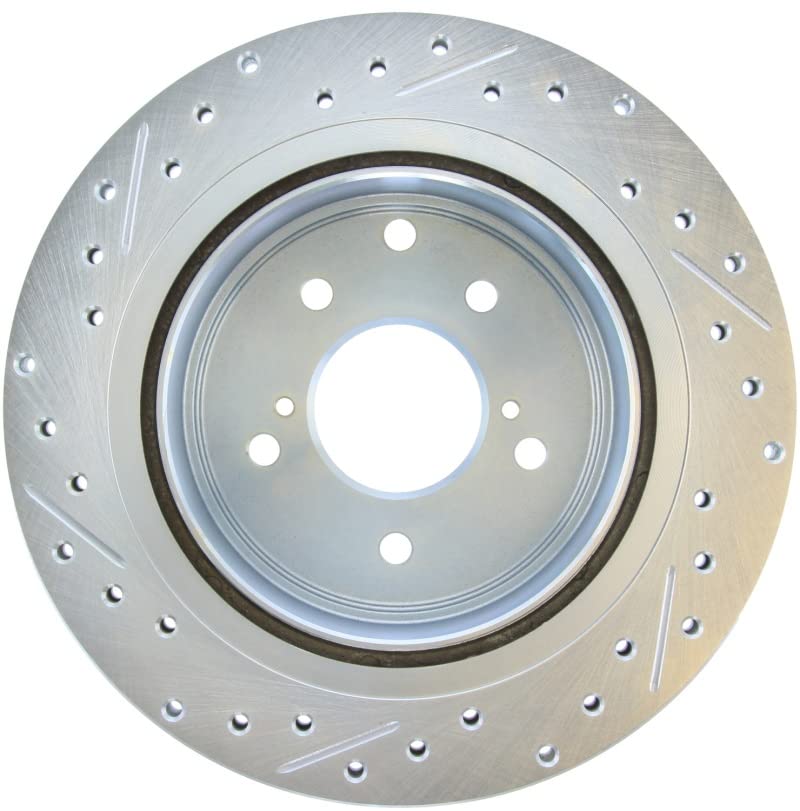 Left Stoptech 227.42047L Select Sport Drilled & Slotted Rotor