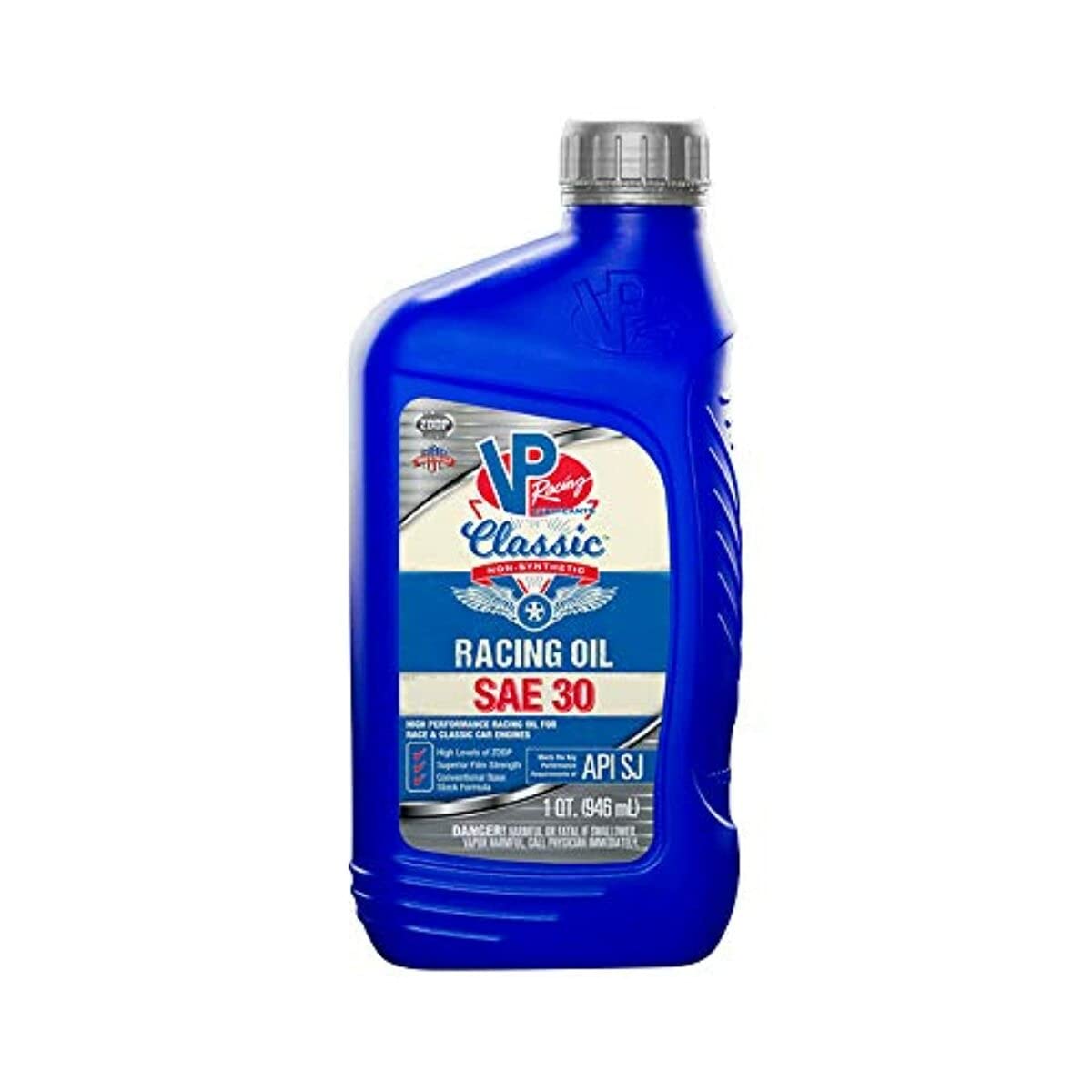 Non Synthetic VP Racing Fuels High Performance SAE 30 ZDDP Rich Racing Oil Quart