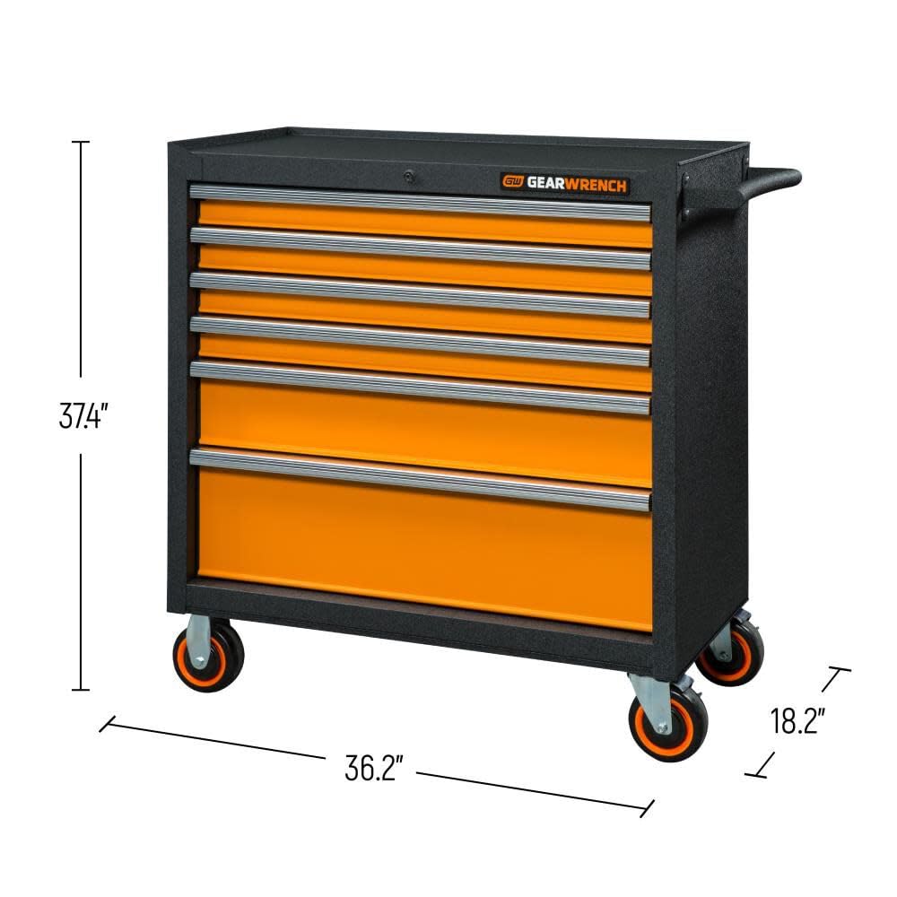 6 Drawer GEARWRENCH 36" GSX Series Rolling Tool Cabinet - 83243