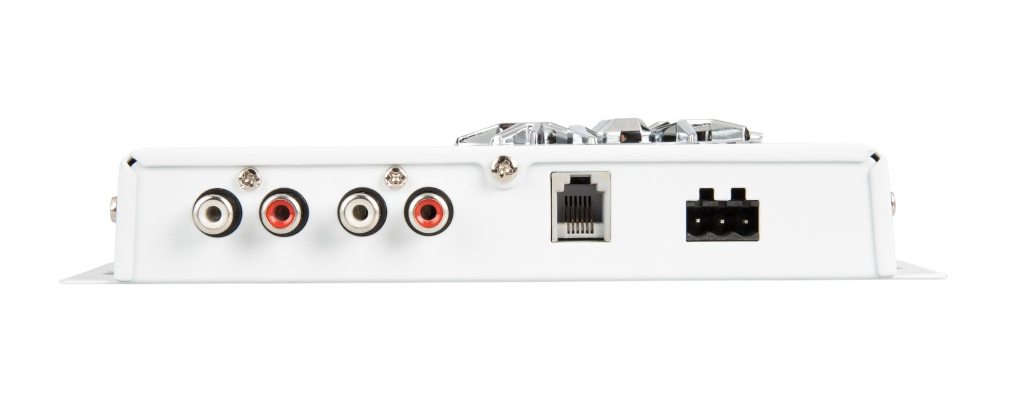 Bass Processor Soundstream BX-12W – White | Subwoofer Bass Booster and Epicenter Alternative for Factory & Aftermarket Sound Systems | Car Audio Bass Restoration Processor with Remote Control