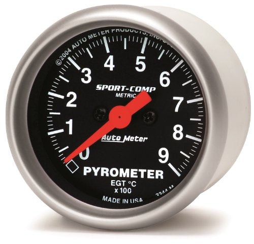 Pyrometer Auto Meter 3344M Gauge (Egt 2 116" 900C Digital Stepper Motor Sport-Comp)