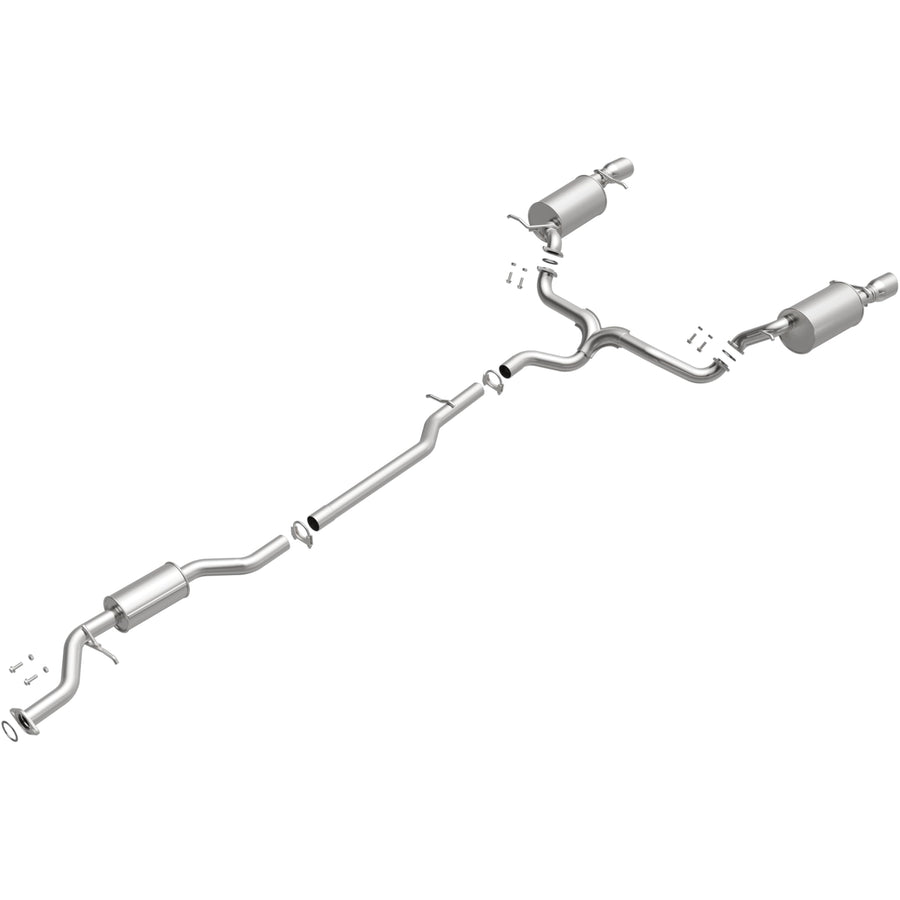 Replacement BRExhaust Exhaust System Kit 106-0837: Compatible with 2007-2015 Mazda CX-9 3.5L/3.7L