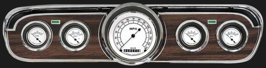Classic Instruments Classic White Gauge Set MU65CW00 Fits 1965-1966 Mustang