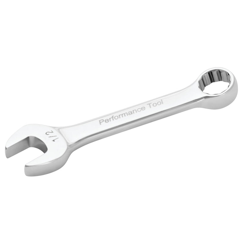 Performance Tool 1/2-Inch Stubby Combo Wrench Performance Tool W30516