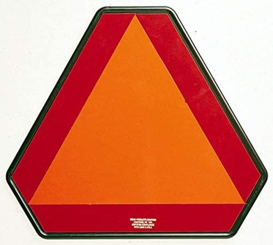 16.25"x14" LED Stop & Tail SMV Sign with Plate, Peterson Manufacturing 459 Black, 1 Pack