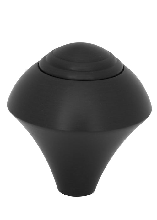 Lokar 2" Auto Transmission Shifter Knob SK-6927 with Plain Push Button (Black Finish)