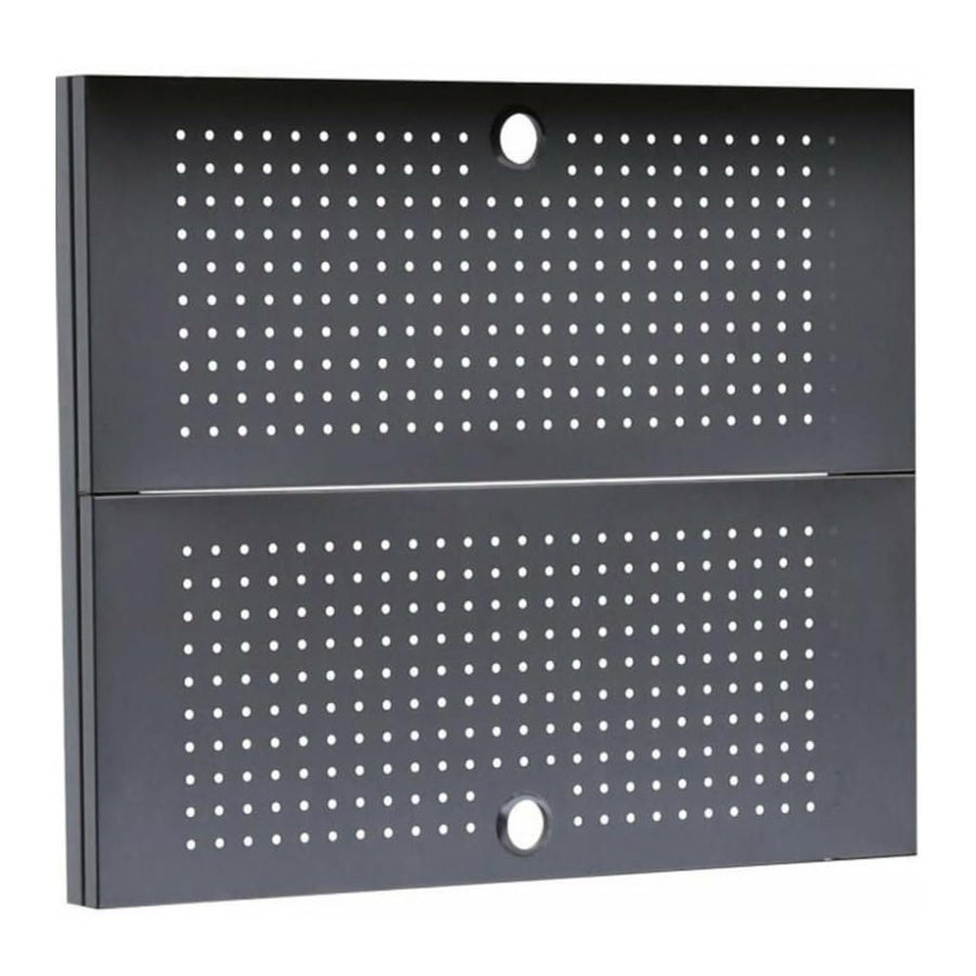 Set of 2 Montezuma Steel Pegboard Slotted Back Wall Tool and Hardware Organizers