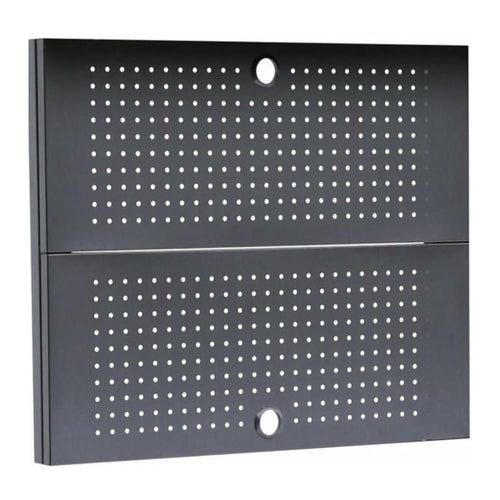 Set of 2 Montezuma Steel Pegboard Slotted Back Wall Tool and Hardware Organizers
