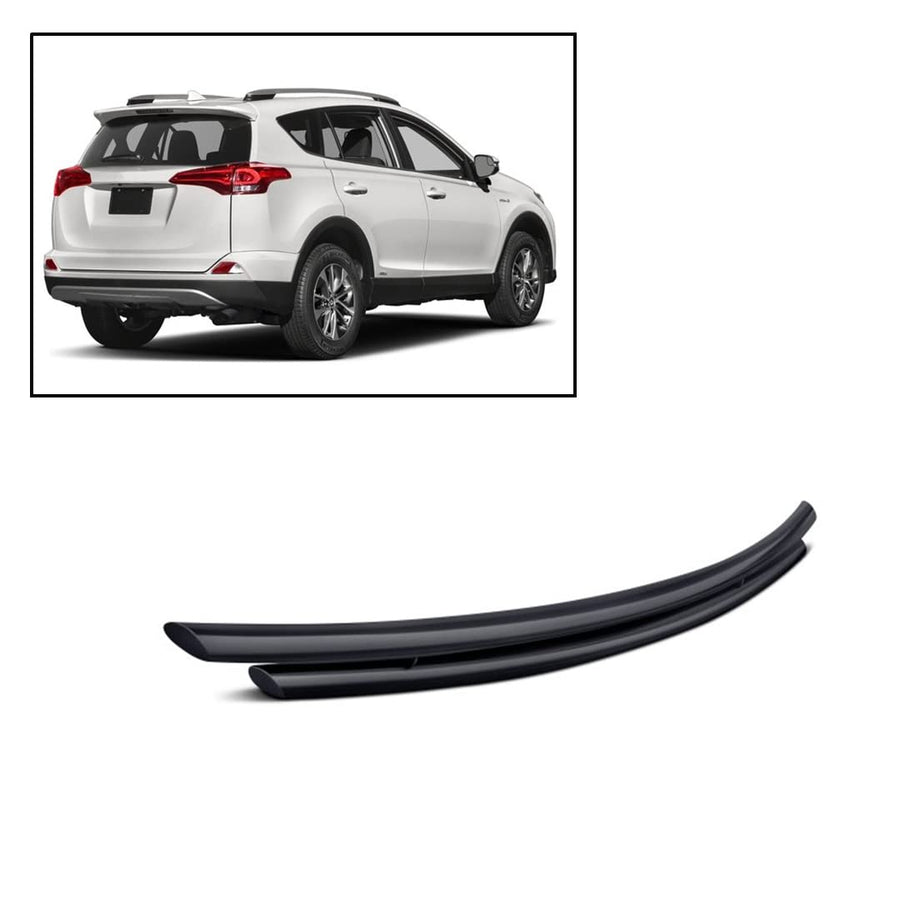 Rear Bumper Guard Black Horse Double Layer Black Compatible with 2006-2018 Toyota RAV4-CRDL-TOT202B