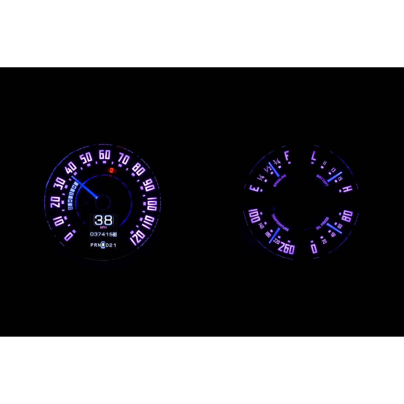 Dakota Digital RTX-47C-PU-X Gauge Instrument System Compatible with 1947-53 Chevy/GMC Pickup Truck