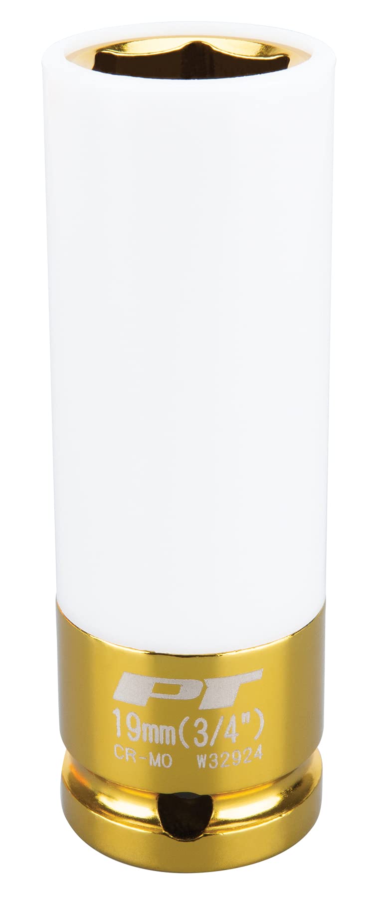 W32924 Performance Tool 1/2-Inch Impact Drive 19mm/3/4 Thin Wall Socket , Gold