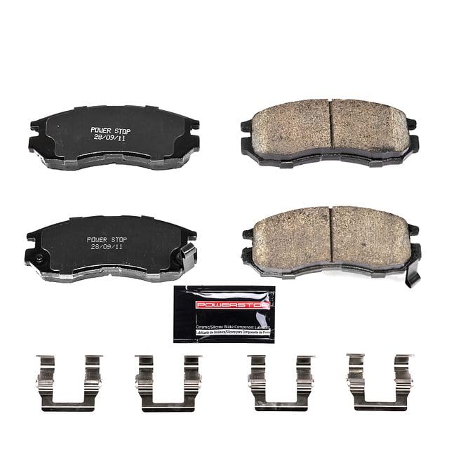 Power Stop Z23-484 Brake Pads Front For Sebring, Avenger, Stratus, Eagle Summit, Eagle Talon, Eclipse, Expo, Expo LRV, Galant, Mirage, Plymouth Colt, Plymouth Laser [Model Specific]