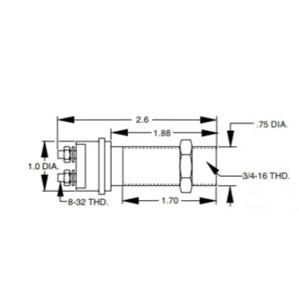 Magnetic Proximity Sender Sierra International 1507678P for Tachometer