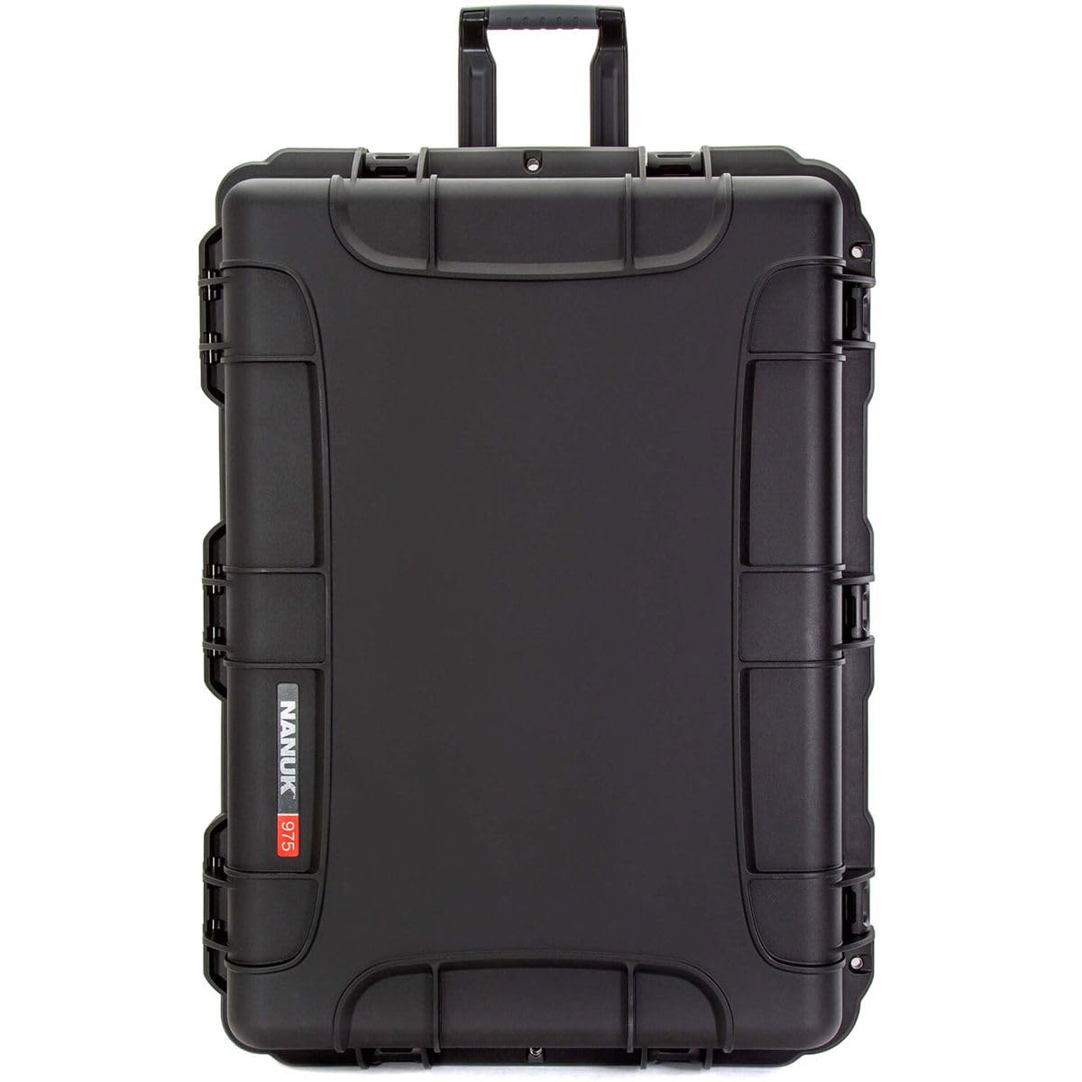 Wheeled Hard Case NANUK 975 with 185.78L Storage, NK-7 Resin Body, Power Claw Latching, and Waterproof Design (Black)