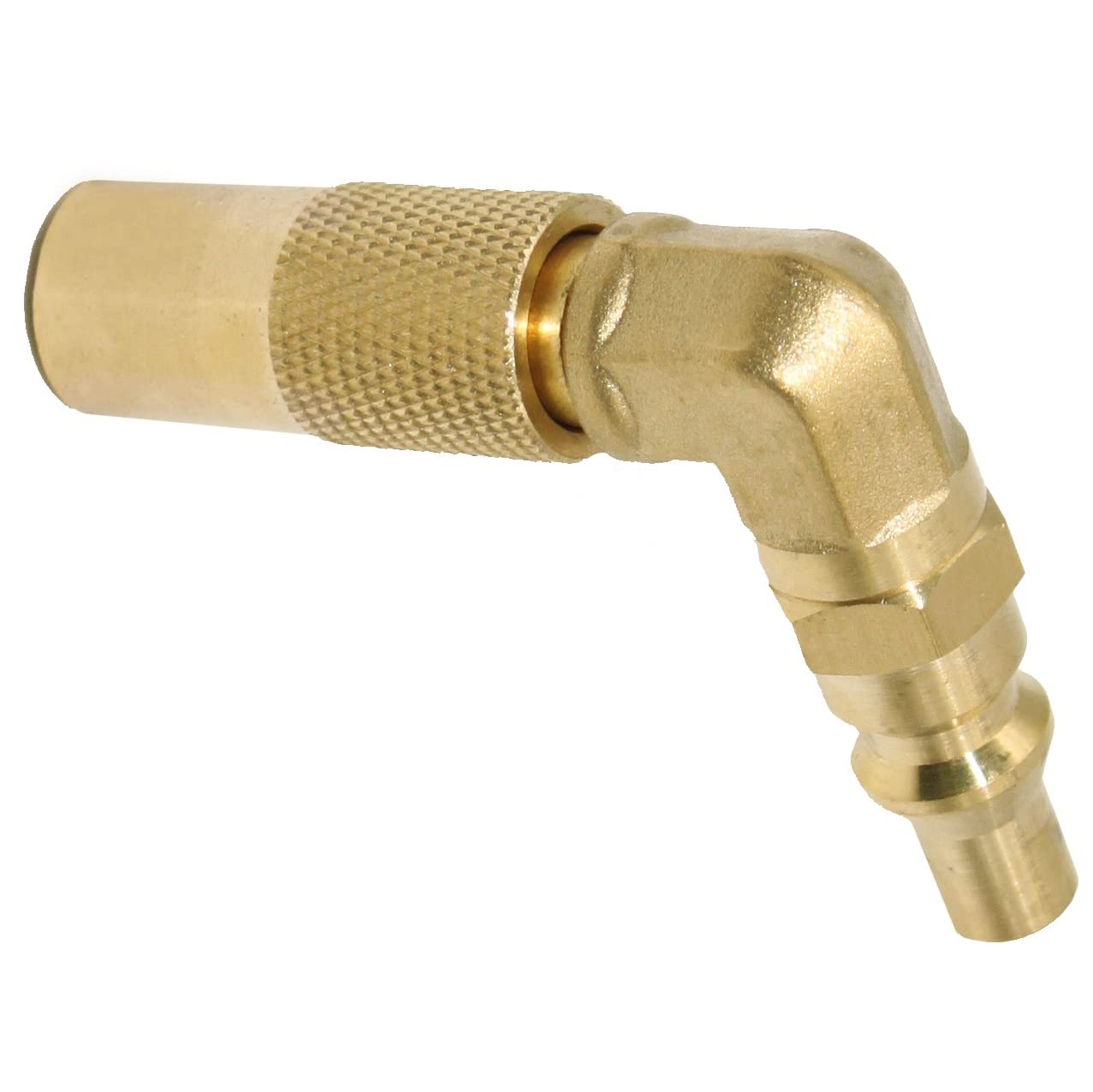 Flame King Quick Connect Elbow Adapter for Propane RV 17" or 22" BlackStone or Griddle Flame King