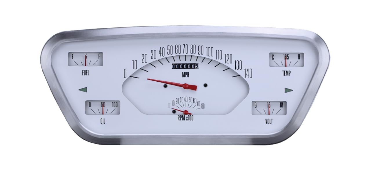 FT53W Classic Instruments '53 - '55 Ford F100 - White
