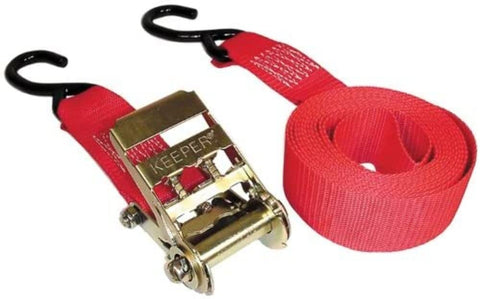 Red Ratchet Tie Downs [Set of 8]