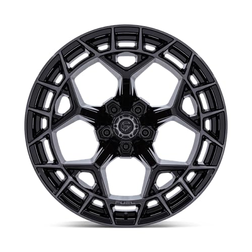 FUEL OFF-ROAD 20X10 FC873 CHARGER 5X5.0 4.79-18mm GLOSS BLACK BRUSHED FACE DARK TINT - FC873BT20105018N