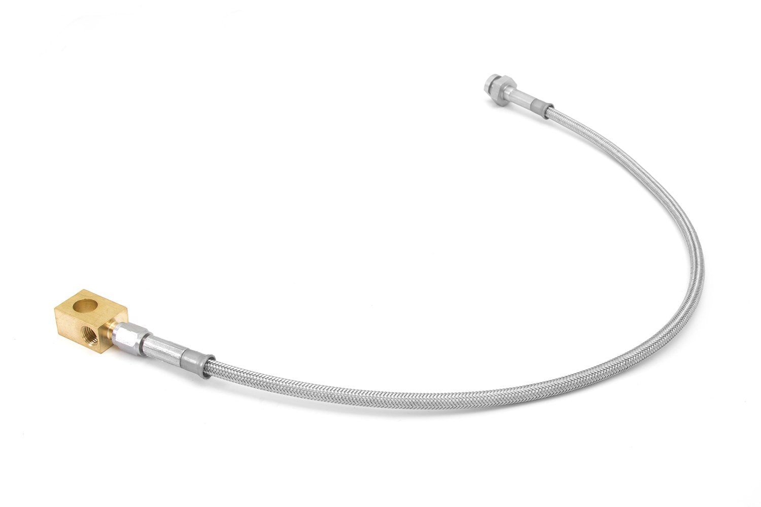 Brake Hose Kit, Rear, Braided Stainless Steel | Rugged Ridge | 16735.03 | Fits 1972-1975 Jeep CJ