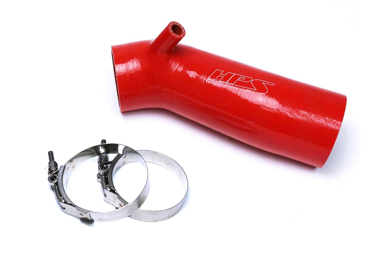Silicone Air Intake Hose HPS 57-1445-RED Post MAF Tube