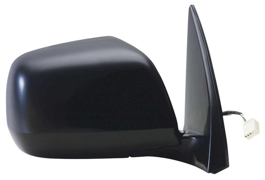 Mirror Passenger Side for Toyota Highlander, Black, Foldaway, Heated Power