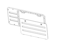 Norcold Vent Door Assembly 628073BK INC