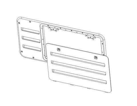 Norcold Vent Door Assembly 628073BK INC