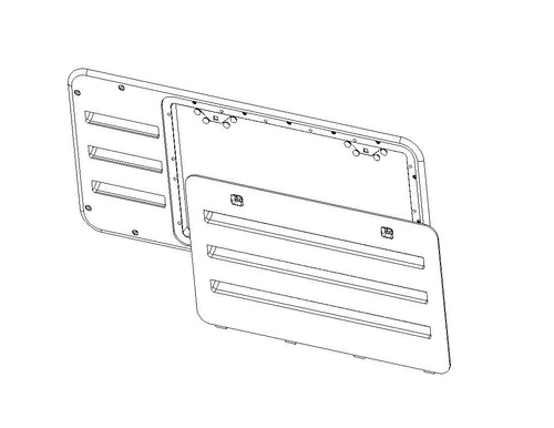 Norcold Vent Door Assembly 628073BK INC