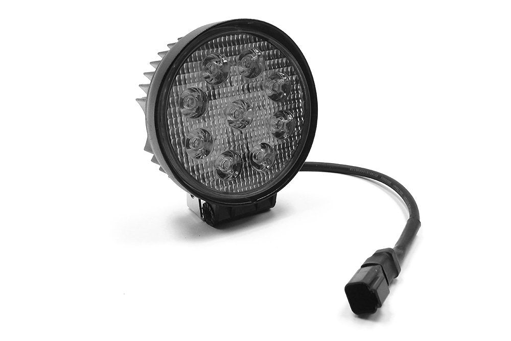 4.5" Southern Truck 27W Round LED Light Flood (DT Harness 79900/2,160 Lumens