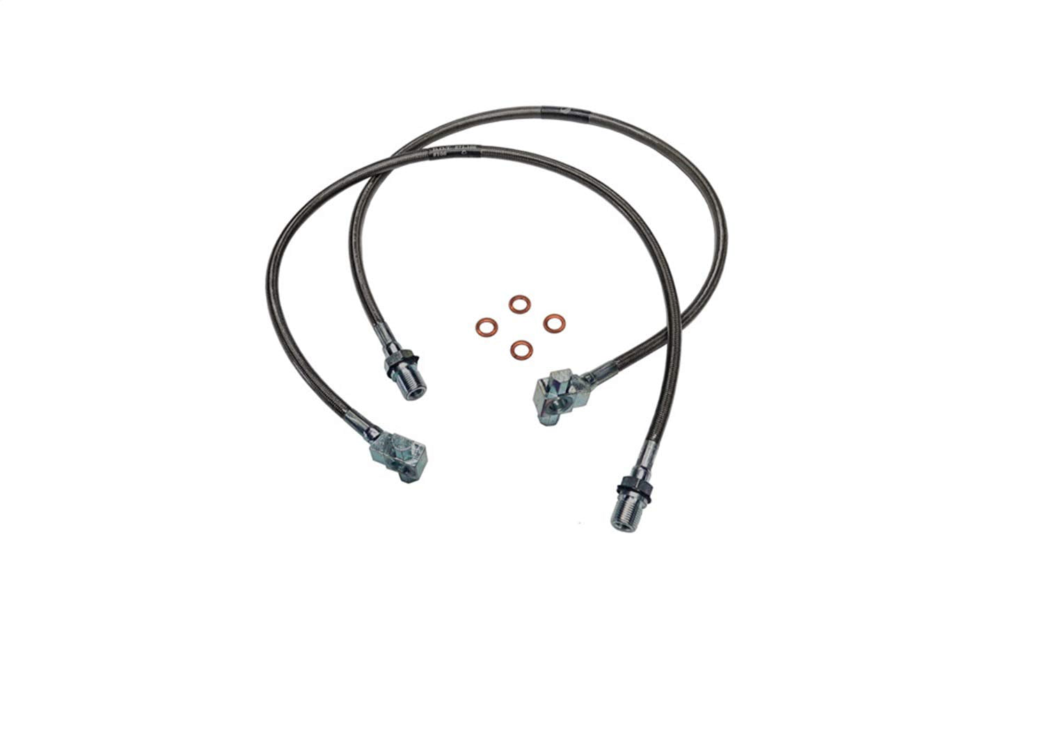 SUPERLIFT SUSPENSION RealTruck Brake Hose Kit for Suburban/Blazer/GM Pickup | Front Bullet Proof Pair of Brake Hoses | 91345 | Fits 1971-1978 GM Pickup / Blazer / Suburban with 8-12" Lift Kit