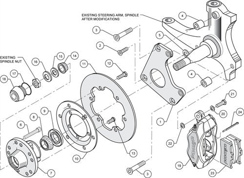 Brake Rotor Kit Wilwood 1401033BD