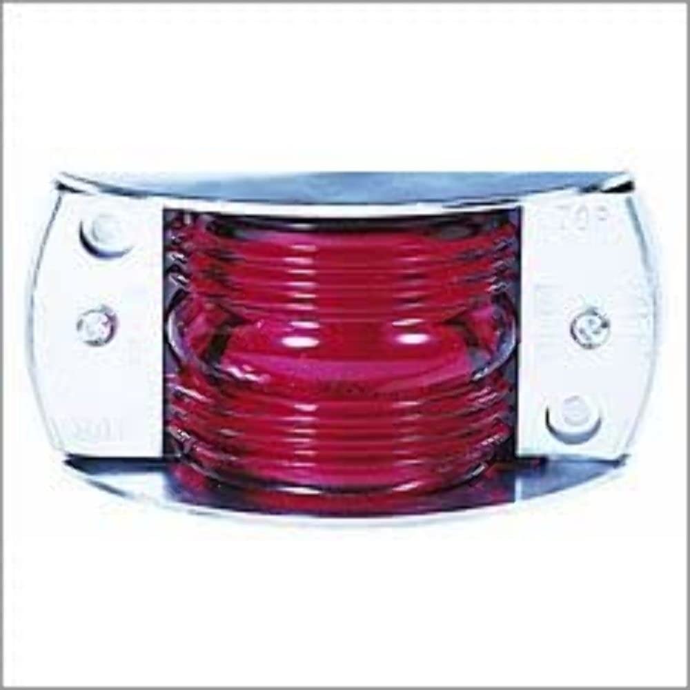 M119R Peterson Incandescent Marker/Clearance, Pc, Rectangular, Steel Armored, 4.5"X2.1875