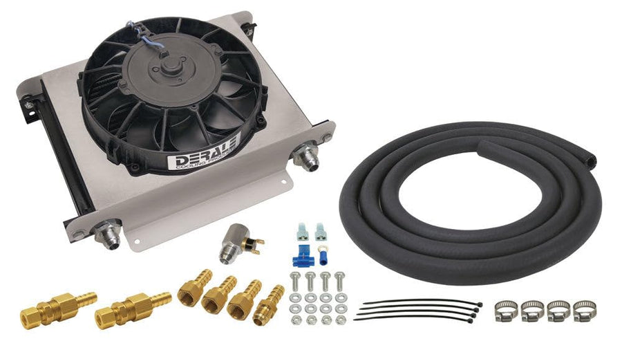 Hyper-Cool Derale 15960 Remote Engine/Transmission Cooler , Black