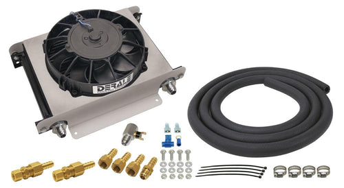 Hyper-Cool Derale 15960 Remote Engine/Transmission Cooler , Black
