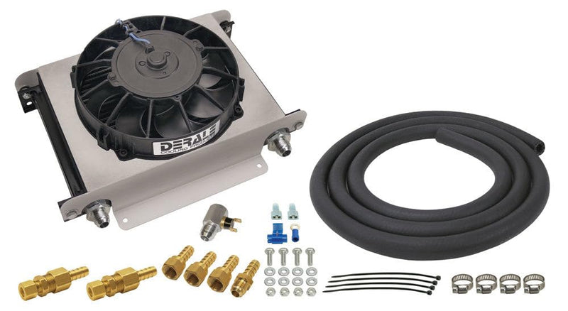 Hyper-Cool Derale 15960 Remote Engine/Transmission Cooler , Black