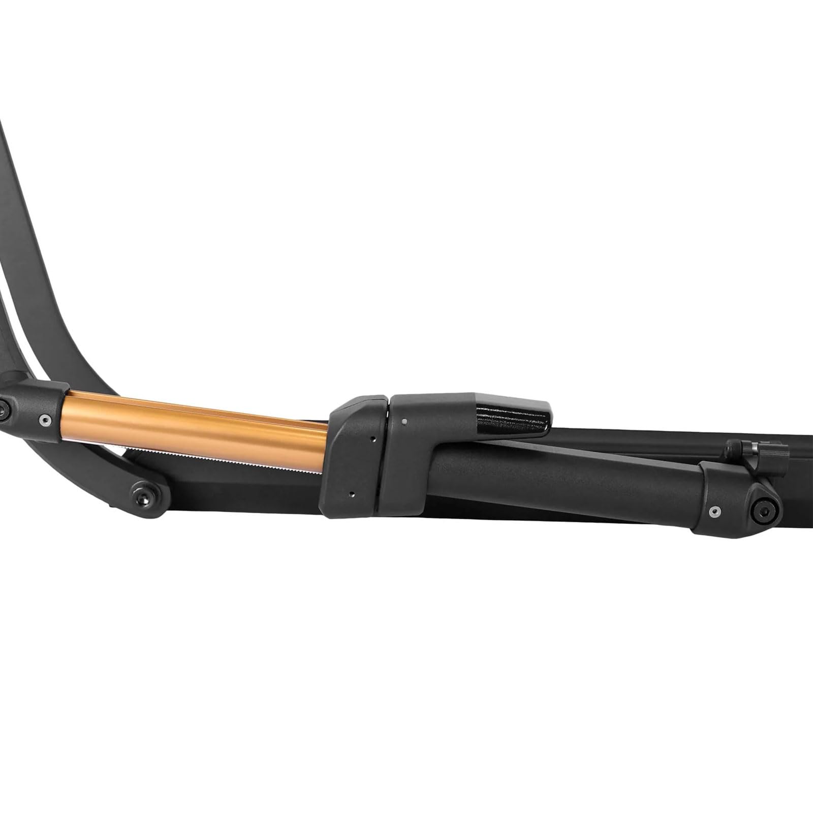 Kuat Piston SR - Secure Durable Rugged Kashima-Coated Portable Foldable Easy-to-Use No Frame Contact Rooftop Bike Rack with 53" Max Wheelbase & 5" Max Tire Width, 1 Bike Capacity