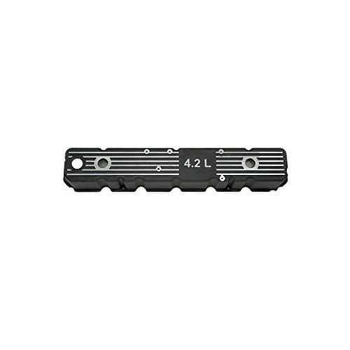 17401.08 | Omix-Ada | Engine Valve Cover, Logo, Aluminum, Black | OE Reference: 83501398ALB | Fits 1980-1991 CJ / YJ / XJ / SJ 4.2L