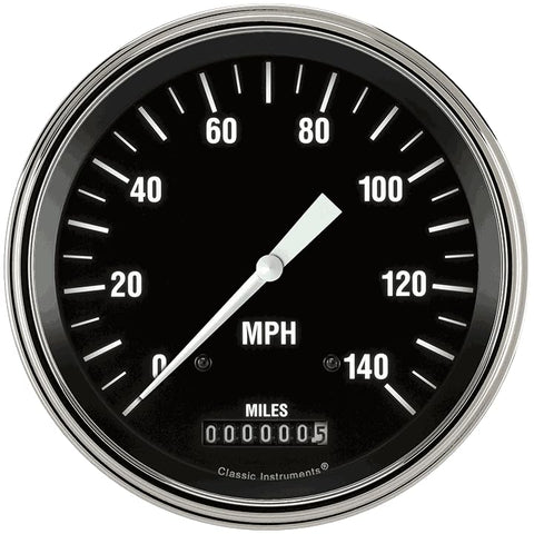 Hot Rod Classic Instruments HR56SLF 4-5/8-Inch Speedometer