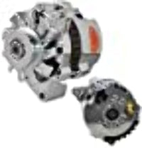 GM CS121 Powermaster 179261-114 Chrome 100A 6 grv Pulley Offset Right Mtg 1-Wire or OE Hookup