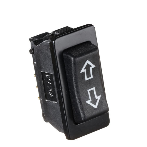 Rocker Switch RV Designer S125, 20 Amp Continuous, 40 Amp Peak, Black